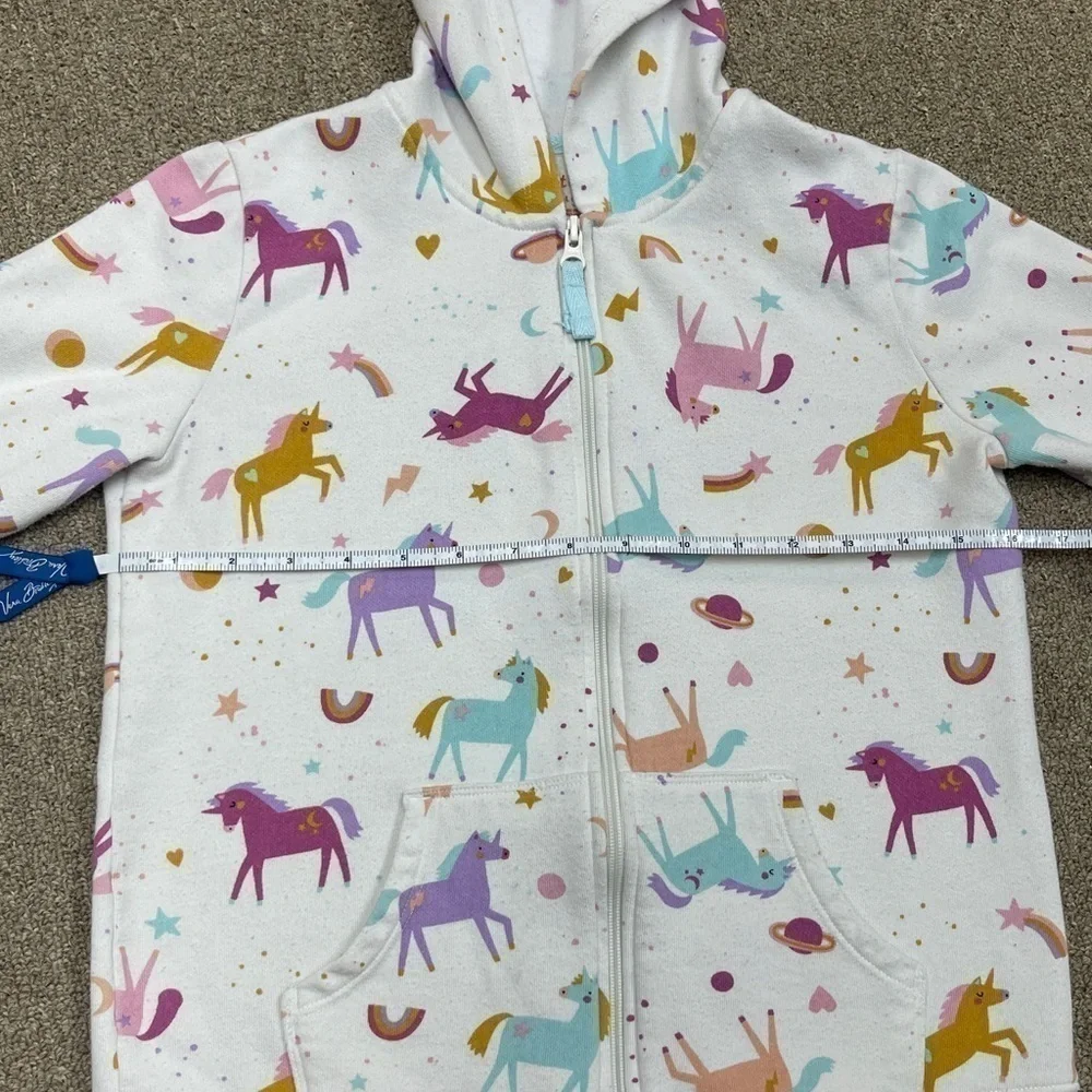 Cat & Jack: Kids Zip Sweatshirt Jacket Unicorns, size L (10/12)
